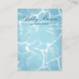 Visning för judavläsning vid Beach Ocean Vatten Ha Visitkort