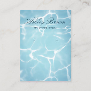 Visning för judavläsning vid Beach Ocean Vatten Ha Visitkort