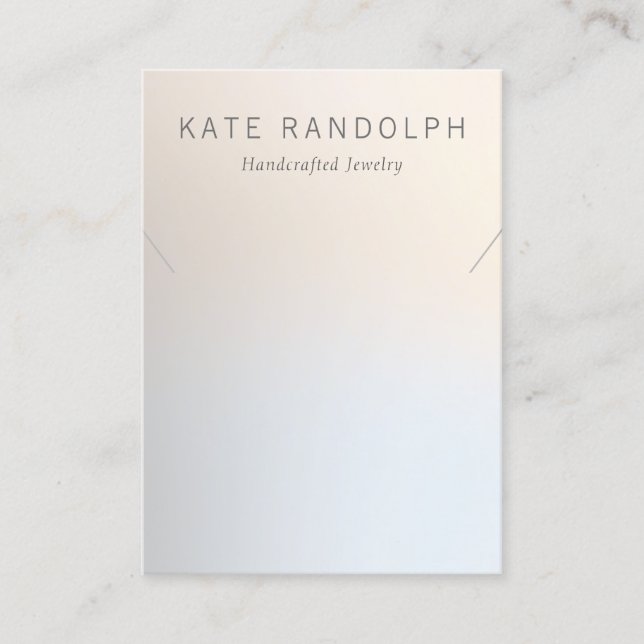 Visning för judendomen i det moderna Neecklace Bra Visitkort (Framsida)