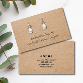 Visning för Kraft Classic och Chic Jewelry Visitkort