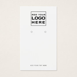 Visning för Logotyp och QR-kodsökning Visitkort