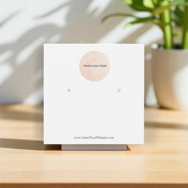 Visning för Logotypens avläsning Fyrkantigt Visitkort (Skapare uppladdad)