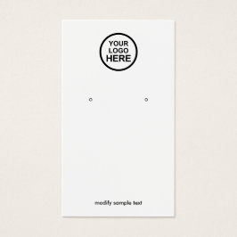 Visning för Logotypens avläsning Visitkort