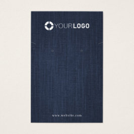 Visning för örling av marin blå anpassningsbar visitkort