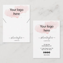 Visning för öronring av logotyp smyckeshalsband