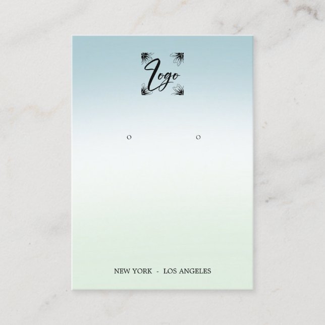 Visning för övertoning Lägg till avläsning av Logo Visitkort (Framsida)