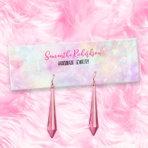 Visning för Rainbow HoloGraping Earring Jewelry Ho Mini Visitkort