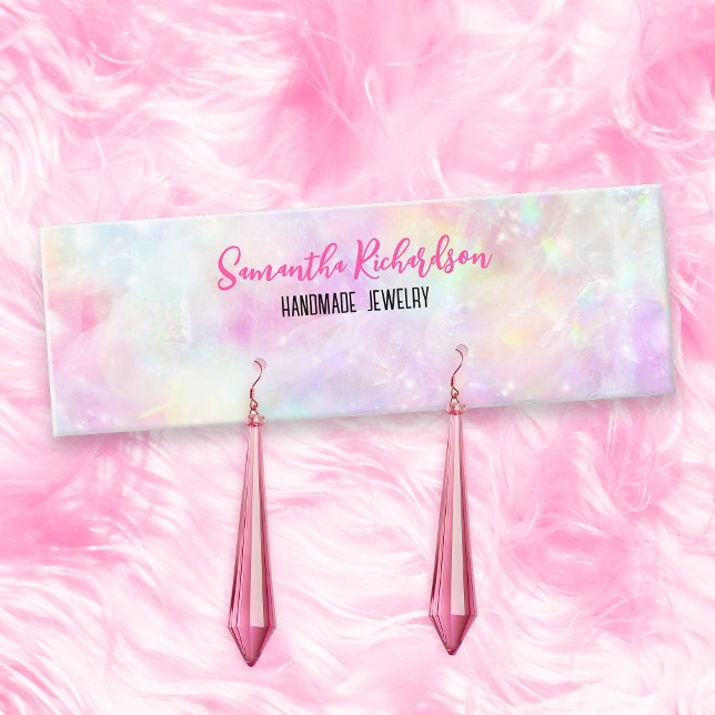 Visning för Rainbow HoloGraping Earring Jewelry Ho Mini Visitkort (Skapare uppladdad)