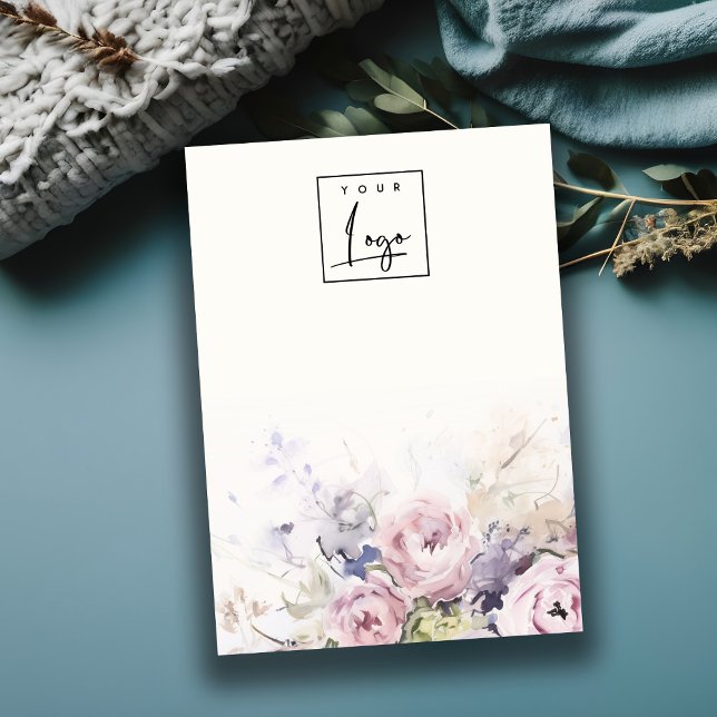 Visning för  Ro Blommigt Blank Jewelry Logotyp Visitkort (Skapare uppladdad)
