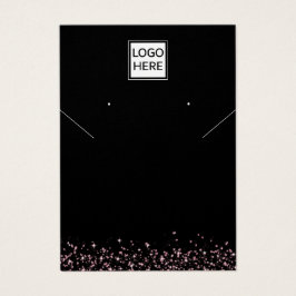 Visning för smyckesörning i modern Elegant anpassn Visitkort