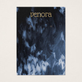 Visning för svartvit målad Abstrakt -  Visitkort