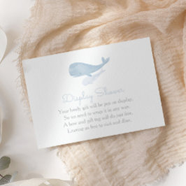 Visning för val under Sea Baby Shower Tilläggskort