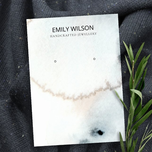 Visning FÖR VATTENFÄRGBRUSH VARNING FÖR VATTENBRÖT Visitkort (Skapare uppladdad)