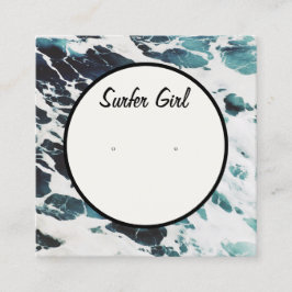 Visning för Vinkar havskustjakt Fyrkantigt Visitkort