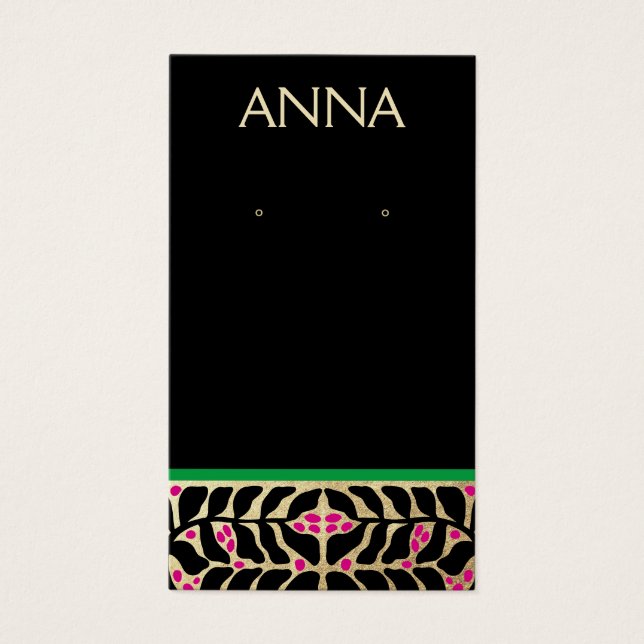 Visning-kort för elegantens julstämning visitkort (Framsidan)