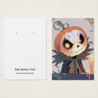 Visning-kort för Jack-O-Lantern-avläsning Visitkort