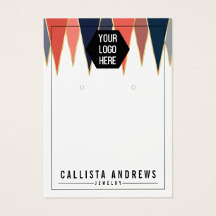 Visning-kort för uppläsning av Logotyp för marktäc Visitkort