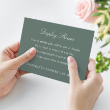 Visning Shower Anpassningsbar Färg Forest Grönt