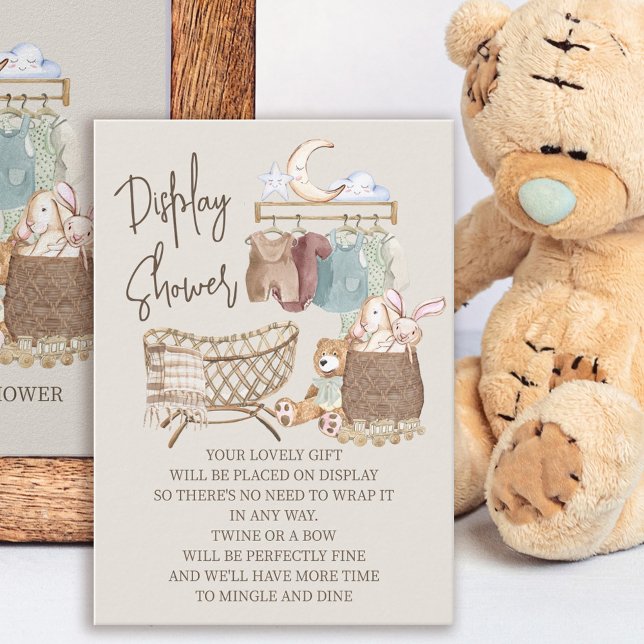 Visning Shower Boho Nursery Gift Märkre Tilläggskort (Skapare uppladdad)