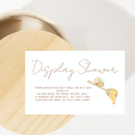 Visning Shower Cute Bee Gender Neutral Baby Shower Tilläggskort