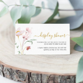 Visning Shower för jodblommor Tilläggskort