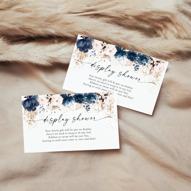 Visning Shower för marinblått och dammigt Ro Tilläggskort (Skapare uppladdad)