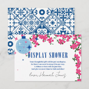 Visning Shower Greece Bougainvillea möhippa Tilläggskort