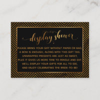 Visning Shower Hearts Guld Script Gift-Märkre, sva