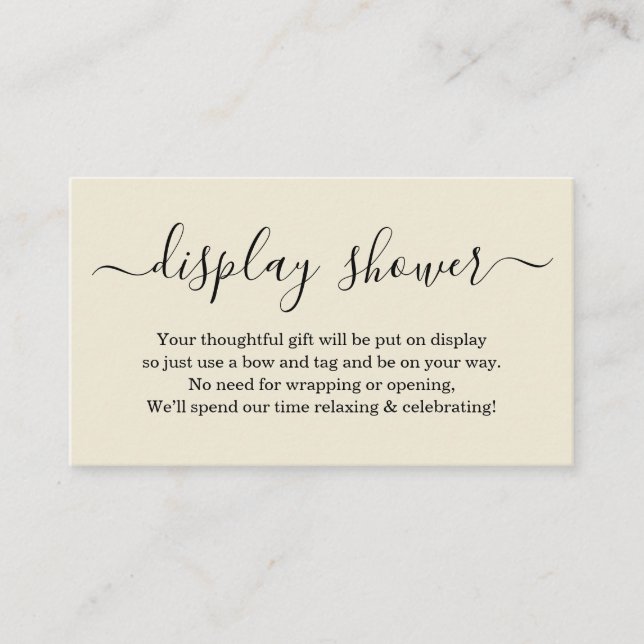 Visning Shower Infoga för inbjudan - enkel (Framsida)