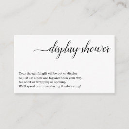 Visning Shower-infogning för inbjudan