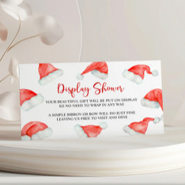 Visningen Baby Shower för jultomten Baby Baby Show Tilläggskort