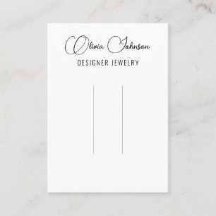 Visningen Chic Hair Clip elegant Visitkort