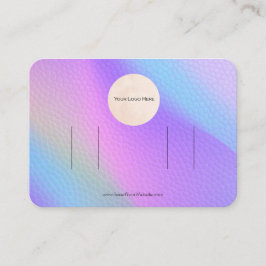 Visningen Dubbla för radklipp i Logotypen för regn Visitkort