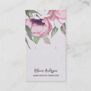 Visningen elegant Blommigt - - avläsningar Visitkort
