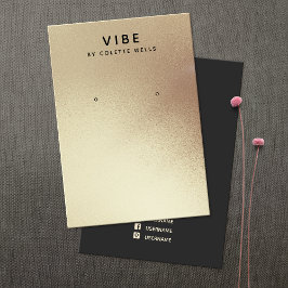 Visningen Enkelfärgad visning av platinafärg Guld Visitkort