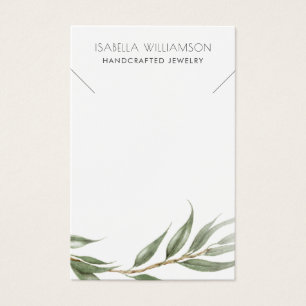 Visningen Eucalyptus Foliage Necklace Jewelry Visitkort