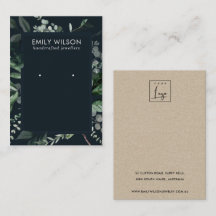 Visningen för marin svart läder i Ram fauna Earrin