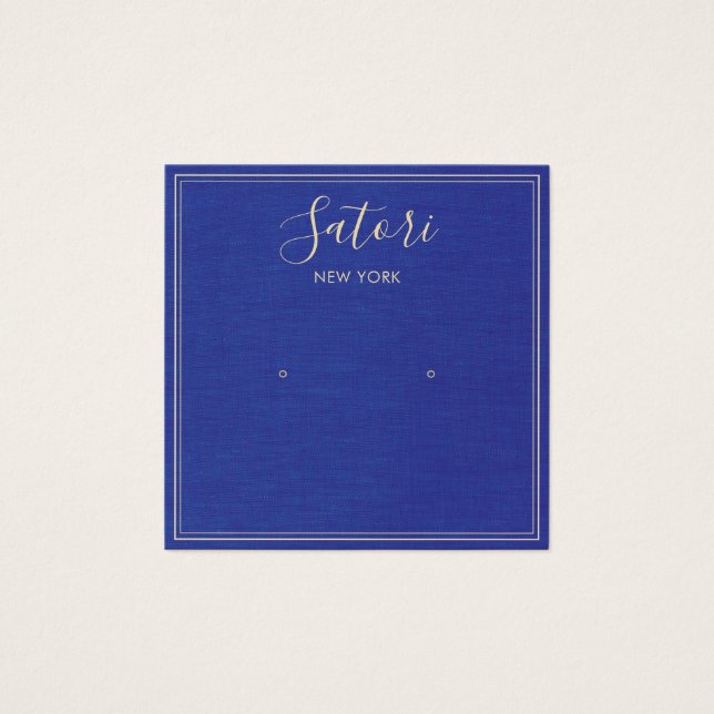 Visningen för Namnteckning av stud-avläsning vid m Fyrkantigt Visitkort (Framsida)