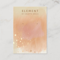 Visningen guld Placks Terracotta Watercolor Earrin