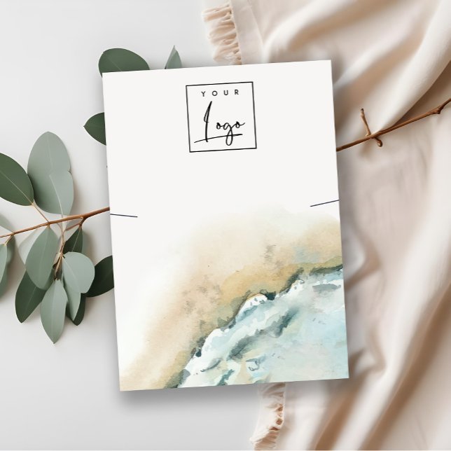 Visningen Kusthavets Vinkara sandstrand Beach Neck Visitkort (Skapare uppladdad)