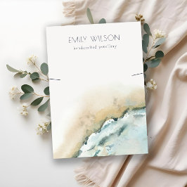 Visningen Kusthavets Vinkara sandstrand Beach Neck Visitkort