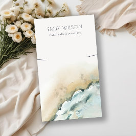 Visningen Kusthavets Vinkara sandstrand Beach Neck Visitkort