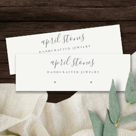 Visningen Minimal  för svartvit Grått-visning Mini Visitkort