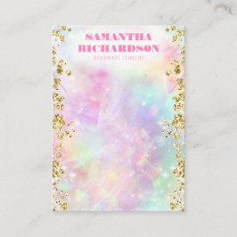Visningen Rainbow HoloGraph Iridescent Jewelry Visitkort