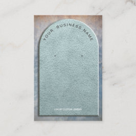 Visningen Treasure Faux Leather Arch Earring Visitkort