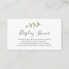 Visningens babyvisningsprogram tilläggskort