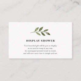 Visningens babyvisningsprogram tilläggskort