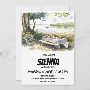 Visningsinbjudan för sommarPicnic sjö Inbjudningar
