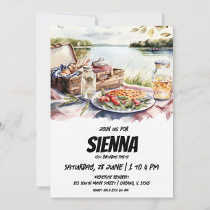 Visningsinbjudan för sommarPicnic sjö Inbjudningar