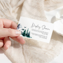 Visningskort för vinterberg Visning Tilläggskort